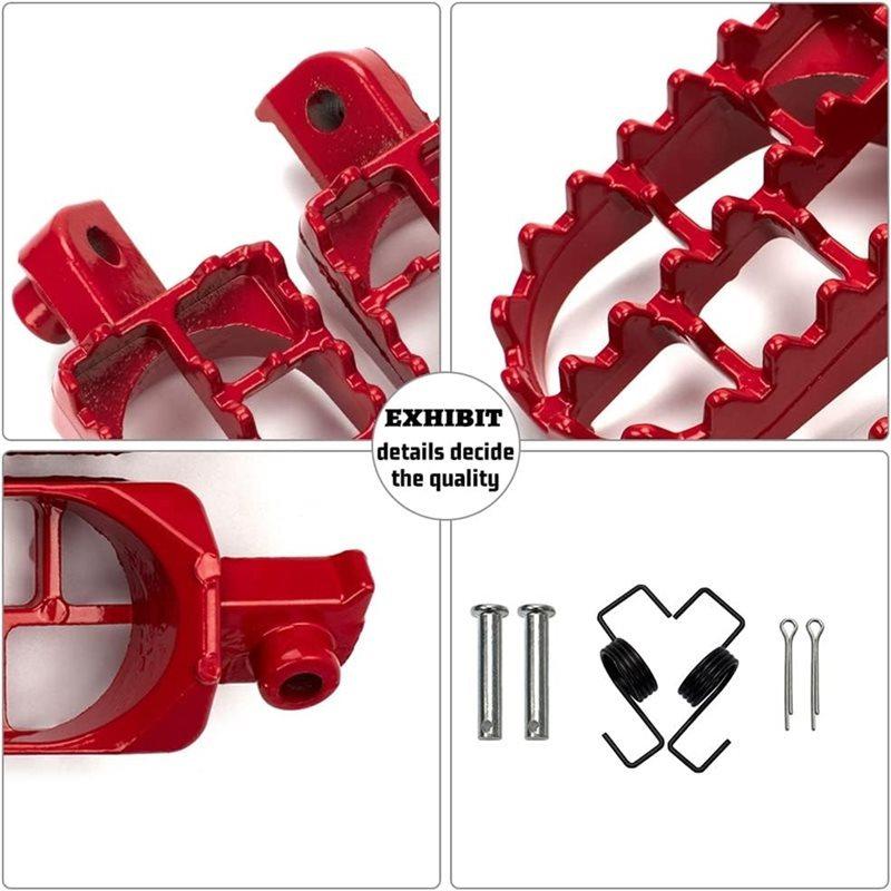 High-Quality Anti-Slip,Iron Foot Pedals, Universal Motorcycle,Beach Bike,Off-Road Vehicle 1Set