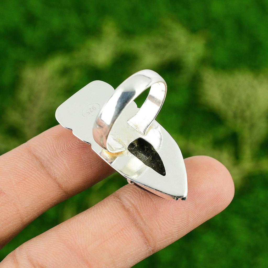 Sardonyx Gemstone Unique Statement Wife Ring Jewelry Ring Size 10 925 Sterling Silver