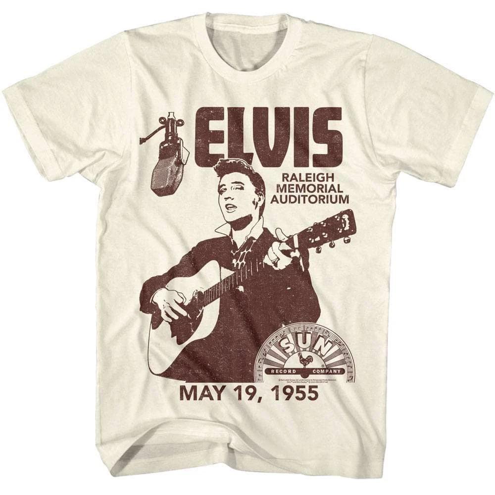 

Elvis Presley Raleigh Memorial Auditorium Men s T Shirt XL