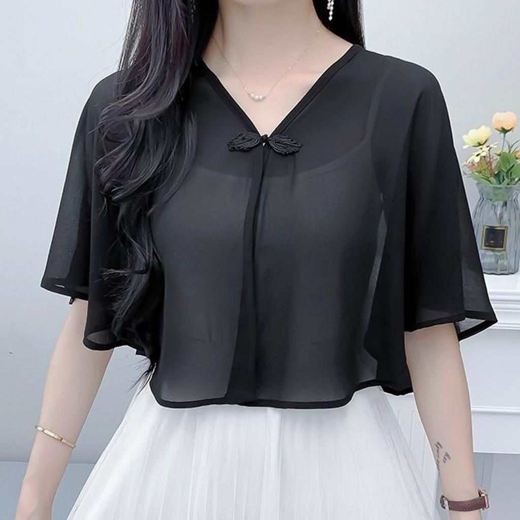 Breathable French Design Chiffon Scarf Stole Thin Shoulder Wrap Fashion Accessory For Casual Wear and Formal Occasion
