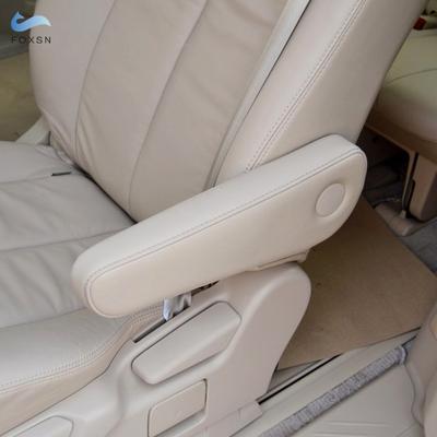 Car Accessories Microfiber Leather Front / Middle Row Side Seat Armrest Handle Cover Trim For Toyota Previa Estima 2006 -