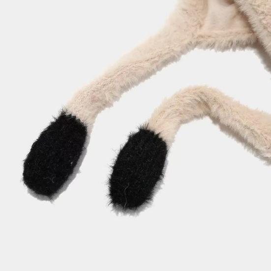 Lue til barn Pingvindesign Strikket vinterlue Fortykket Varm 2 i 1 Høst Vinter Strikkelue Konvertibel Tote Bag