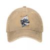 Trend Neutral Weekend Leisure Vitality Abstract Brushstroke Typography Washed Baseball Cap Outdoor For Womens Unisex FeUnisex