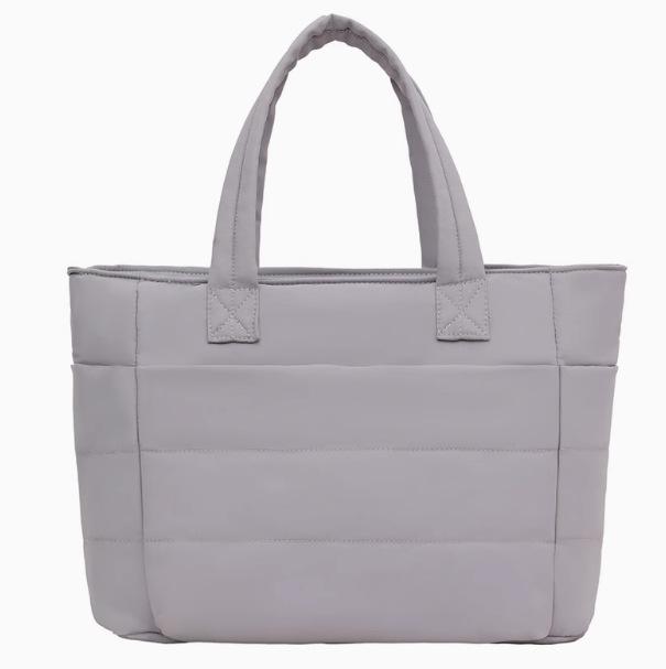 

Women s Lightweight Crossbody Tote & Laptop Shoulder Bag серый