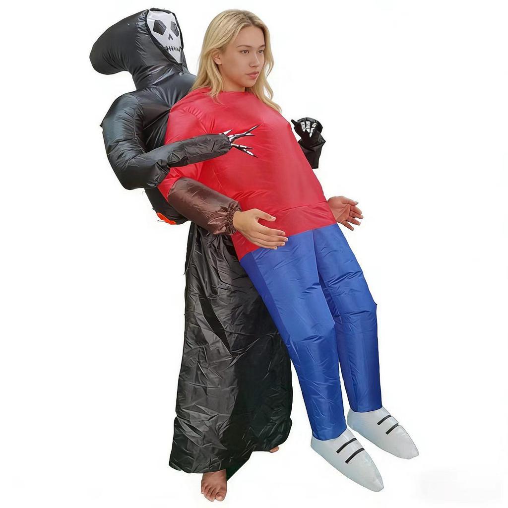 Inflatable Halloween Alien Ghost Hugging Costume for Role-Playing and Party Fun