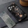 Glitter Bling Stars Moon Phone Case Tempered Glass For IPhone 13 17 14 16 12 15 11 Pro XS Max Plus Mini X XR SE2020 Coque