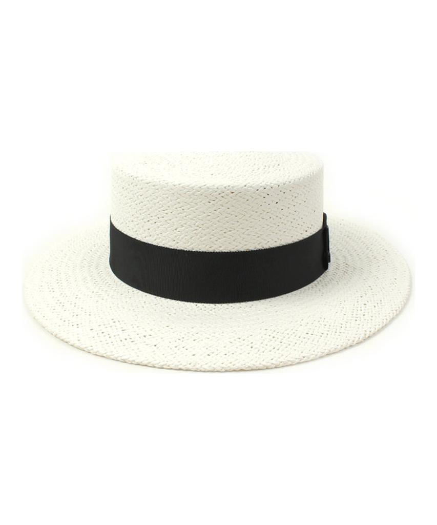 Yunibeosyeolkemiseuteuli Black Line White Panama Hat Panama Hat