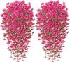 Artificial Flowers Plant Rattan Morning Glories Outdoor Wedding Bridal Arch Home Room Table Yard Festival Decor Diy Gifts Garden