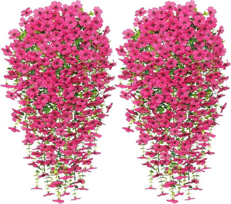 Artificial Flowers Plant Rattan Morning Glories Outdoor Wedding Bridal Arch Home Room Table Yard Festival Decor Diy Gifts Garden