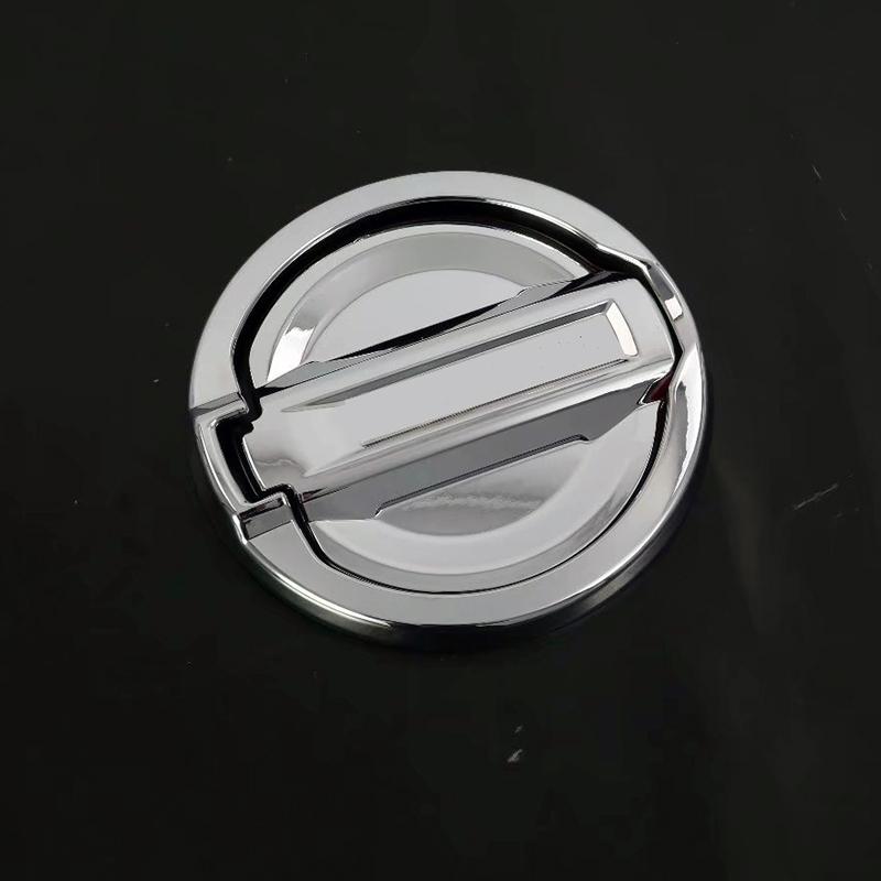 For Jeep Wrangler JL 2018 ABS Chrome or Carbon Fiber Look Car Styling Tank Fuel Gas Diesel Oil Cap Cover Trim Accessories
