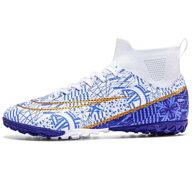 

Men Society Football Shoes Sport Wear Kids TF/FG Students Training Soccer Shoes High Quality Sneaker Studded Boy Football Boots 34