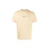 Logo Print Round Neck Short Sleeve T-Shirt Men Tops Light-Yellow 79152NS82-V0091