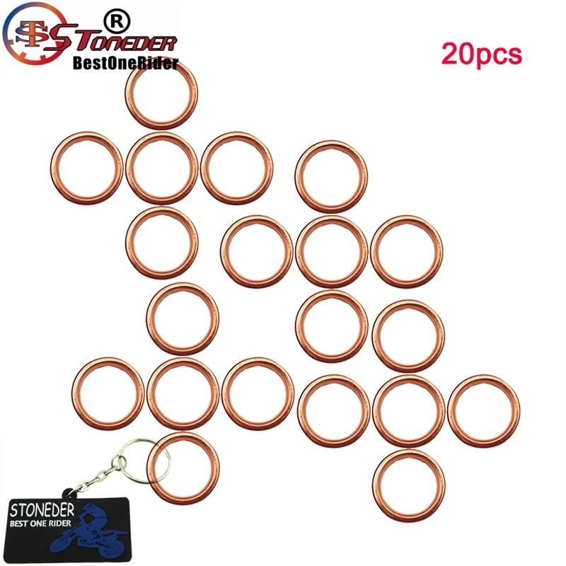 STONEDER ID 25mm OD 32mm Exhaust Pipe Gasket For 50cc 90cc 110cc 125cc 140cc Motorcycle Pit Dirt Bike ATV Quad