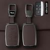 Metal Leather Car Key Case Cover Fob For Land Rover Range Rover Sport Evoque Freelander Velar Discovery 4 Jaguar Xe Xj Xf Guitar