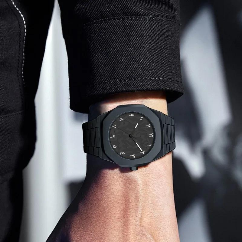 New Popular Sports Watches for Men and Women Dopamine Quartz Watches Niche Fashion Waterproof Stainless Steel Wristwatch Montres