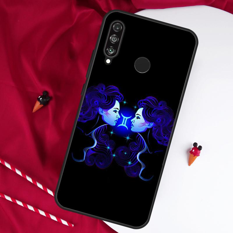 Twelve Constellations For Huawei Nova 12s 11i 12i 7i 8i Y73 Y70 Y90 Y60 Y72 Y61 Y91 9 10 SE P30 Pro P40 Lite Case