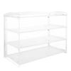 Bakery Display Case, 3-Tier Commercial Countertop Pastry Display Case, Clear Acrylic Bread Box for Kitchen, Party Cake Cabinet with Flip-Up Door for