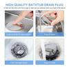 Brass Bathtub Stopper Push Type Bounce Cores Shower Drain Hair Catcher Universals Bath Tub Drain Stoppers Drain Plug