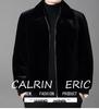Men's Winter Faux Mink Coat 2025 - Warm, Thickened, Solid Color Lapel for Middle-Aged and Young Business Casual.