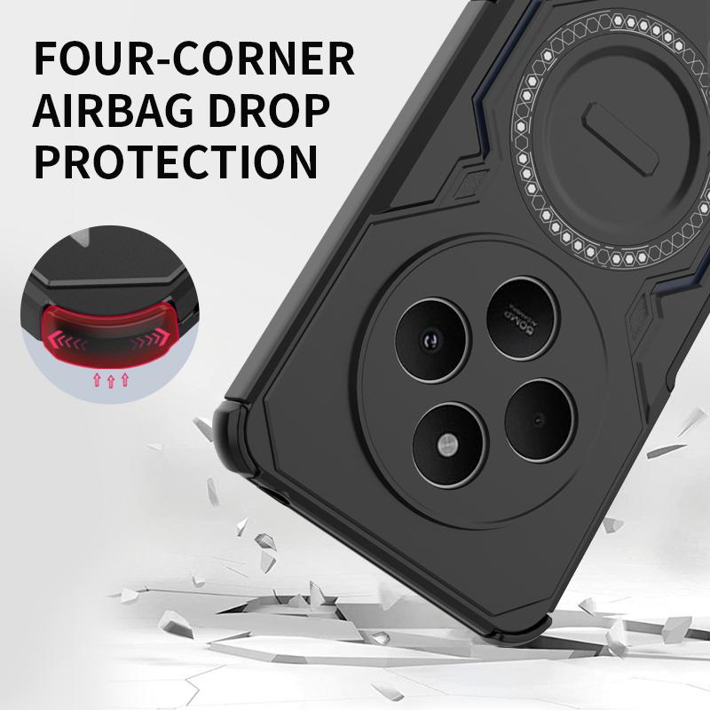 Heat Dissipation Magnetic For Xiaomi Redmi 14C Case Xiaomi Redmi 14C Cover Shockproof Magsafe Wireless Charge Cover Redmi 14C