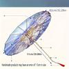 Vintage Chinese Style Silk Umbrella Handmade Imitation Ancient Umbrella for Hanfu Dance & Ceiling Decor