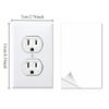 4/16PCS Simulation Fake Power Outlet Stickers Prank Wall Outlet Stickers Office Prank April Fool's Day Stickers