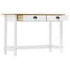 VidaXL Table console Hill avec 2 tiroirs 110x45x74 cm Bois pin massif 288994