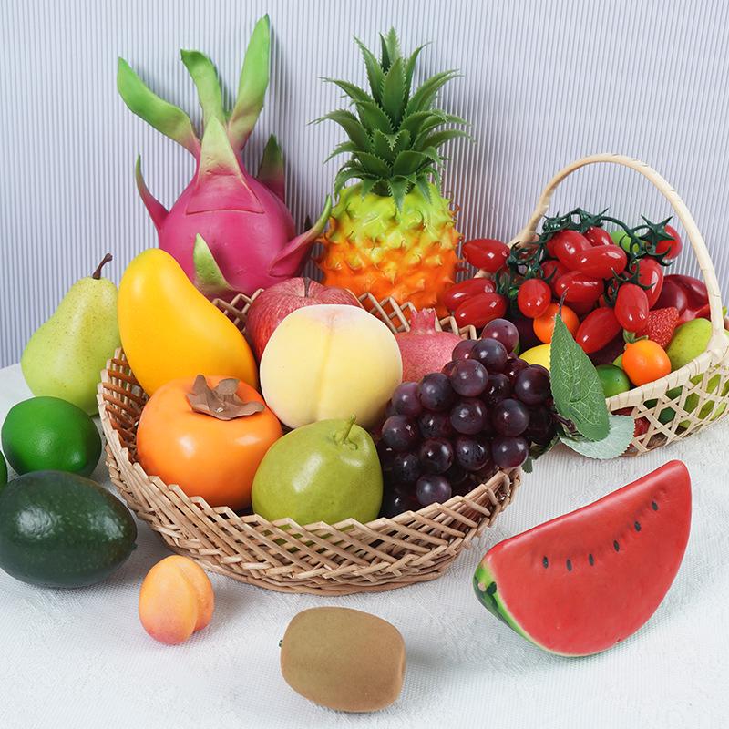 Plastic Apple Fruit and Vegetable Teaching Aid Prop Figurine for Early Education Display