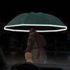 Parapluie automatique inversé à double armature 10 000 mm pour homme et femme, grand format, coupe-vent, à rayures réfléchissantes, idéal pour les journées ensoleillées et pluvieuses