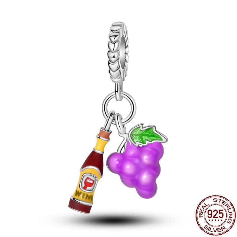 Fit 3Mm Panoriginal Bracelet 100% Copper Toaster Toast Pendant Charm For Women Jewelry Diy Fine Giftnew