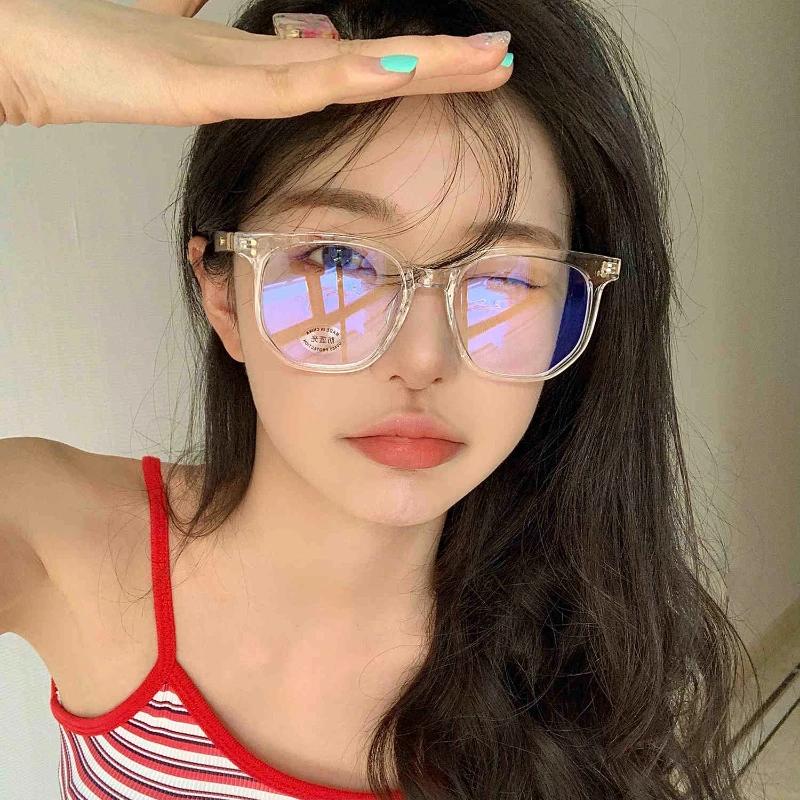 Vinage Anti Blue Light Glasses Men Computer Women Eyeglass Fashion Optical Plain Frame Spectacles Transparent Blocking Glasses
