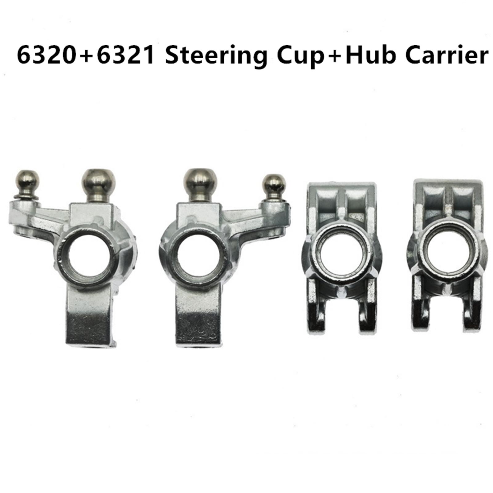 

RCGOFOLLOW Durable Steering Hub Carrier For 1/16 SCY 16101 On-Road Vehicles