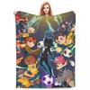Inazuma Eleven Blankets Flannel Textile Decor Video Game Sports Game Breathable Soft Throw Blankets for Home Travel Quilt