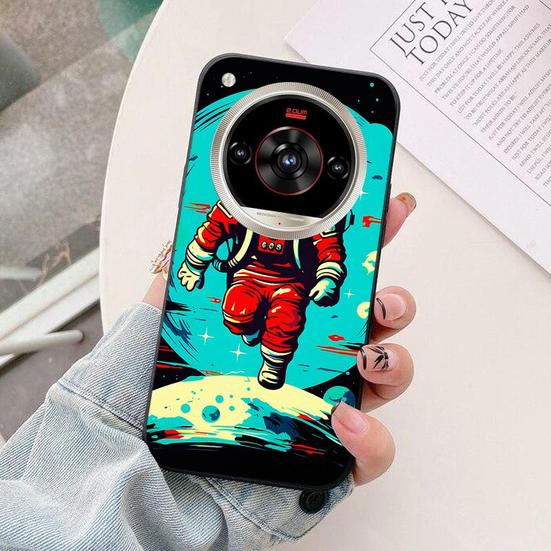 Pro pouzdro na telefon ZTE Nubia Focus 2 Ultra 5G astronaut Silikonová ochrana fotoaparátu Zadní kryt Pro Nubia Focus2 Ultra Funda Coque