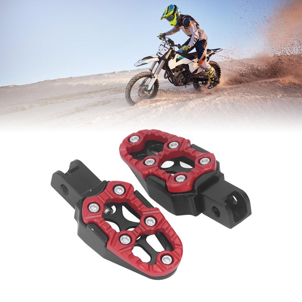 Motorcycle Foot Pegs Aluminum Alloy Fadeproof   Anti Slip Motorcycle Rear Foot Rest Pedal