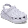Crocs Crush Translucent Floral Clog Clogs Women's Frost Purple 213121-5BO