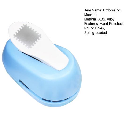 Paper Crafting Embossing Machine Hand-Punched Round Holes Spring-Loaded Levers Greeting Card Craft