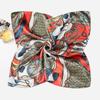1Pc Square Elegant Bandana Fashionable Hijab Flight Attendants Women's Scarfs Polyester 50x50CM