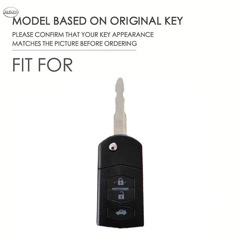 Silicone Car Key Case For Mazda Demio 2 3 5 6 M3 M5 M6 Cx-5 Cx7 Cx9 Rx8 Mx5 Mpv Cover Keyless Remote Fob Shell Skin Protector