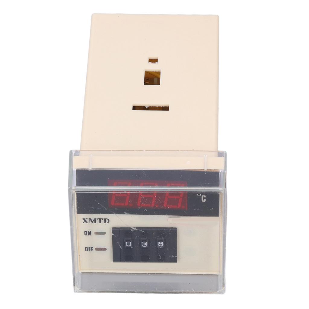 AC 220V E Type Adjustable Temperature Controller LCD Digital Thermostat 0?399 Celsius  XMTD?2001