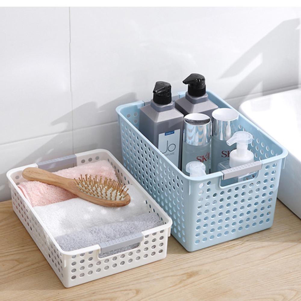 Large Capacity Desktop Storage Basket Plastic Toy Storage Basket  Household Supplies
