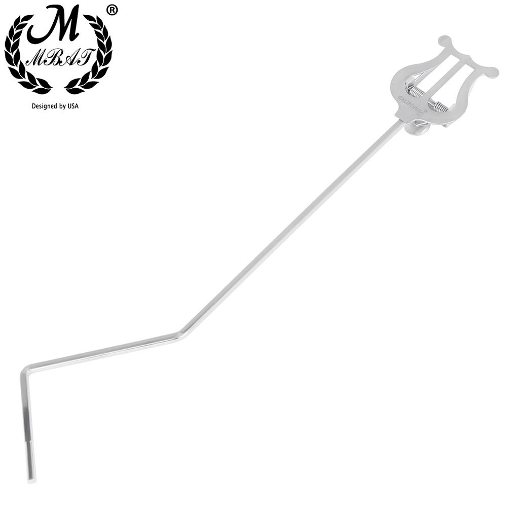 M MBAT Metal Brackets Tuba Marching Lyre Music Clip Music Sheet Stand Trumpet Marching Clamp Metal Holder Brass Nifty Parts