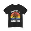 Detective T Shirt Fingerprint Investigator Mystery Lover