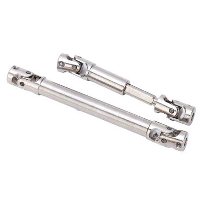 2pcs RC Center Drive Shaft Set CNC Steel for AXIAL SCX24 JT Gladiator 1/24 Crawler Car
