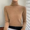 Navava SofT Basic Solid TurTleneck Long Sleeve KniT T shirT Nk3214