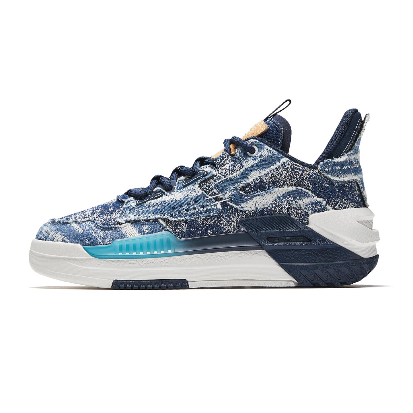 

Anta Доминирующий тренд жизни Обувь Весна 2026 Обувь для скейтборда Детские кроссовки Темно-синий 922618003Q-3 40