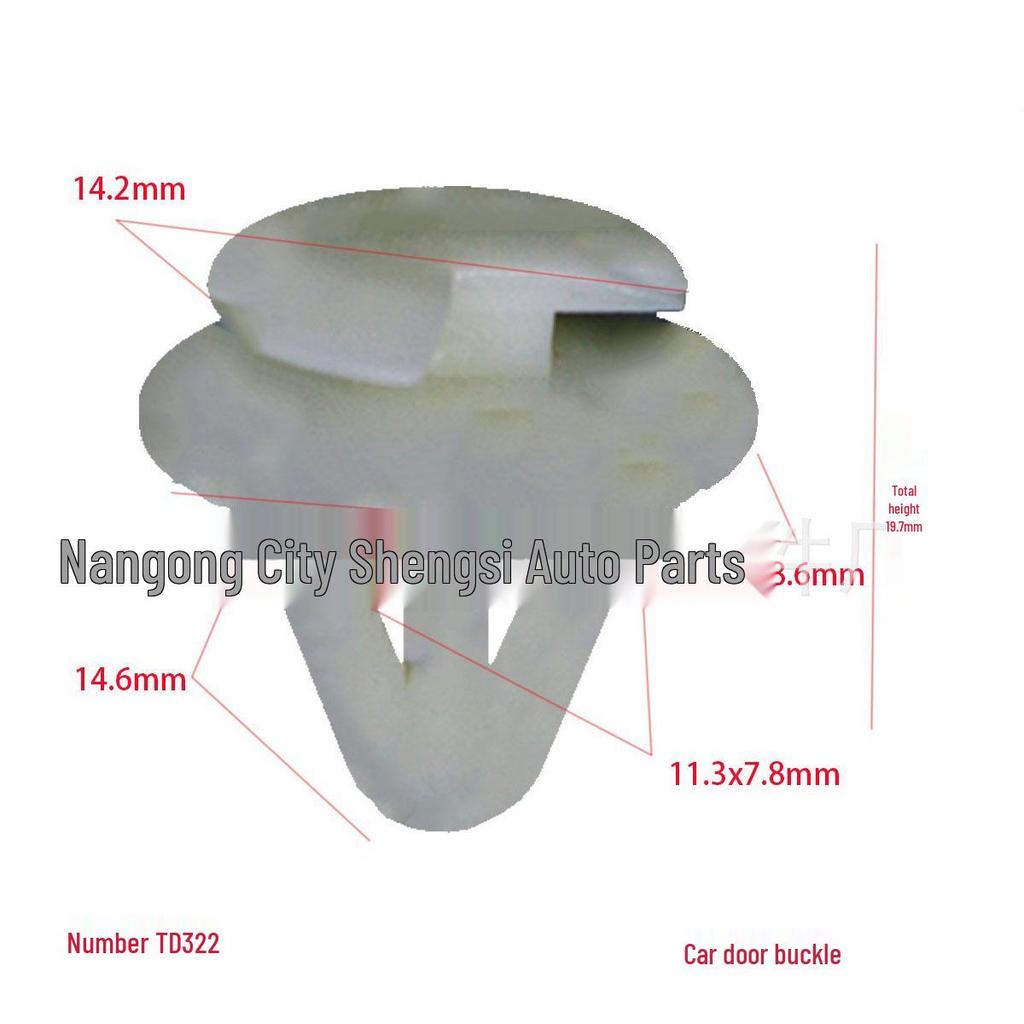 Universal Car Door Panel Clip for Toyota, Mercedes-Benz, and Mazda - Interior Trim Decoration Accessory