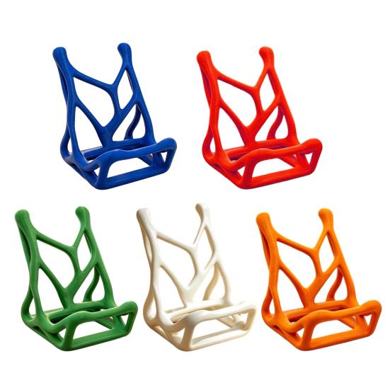 Mobile Phone Holder, 3D-Printed Skeleton-Inspired Phone Stand, Thin Lightweight Decorative Ornament for Desk Bedside Living Room Desktop