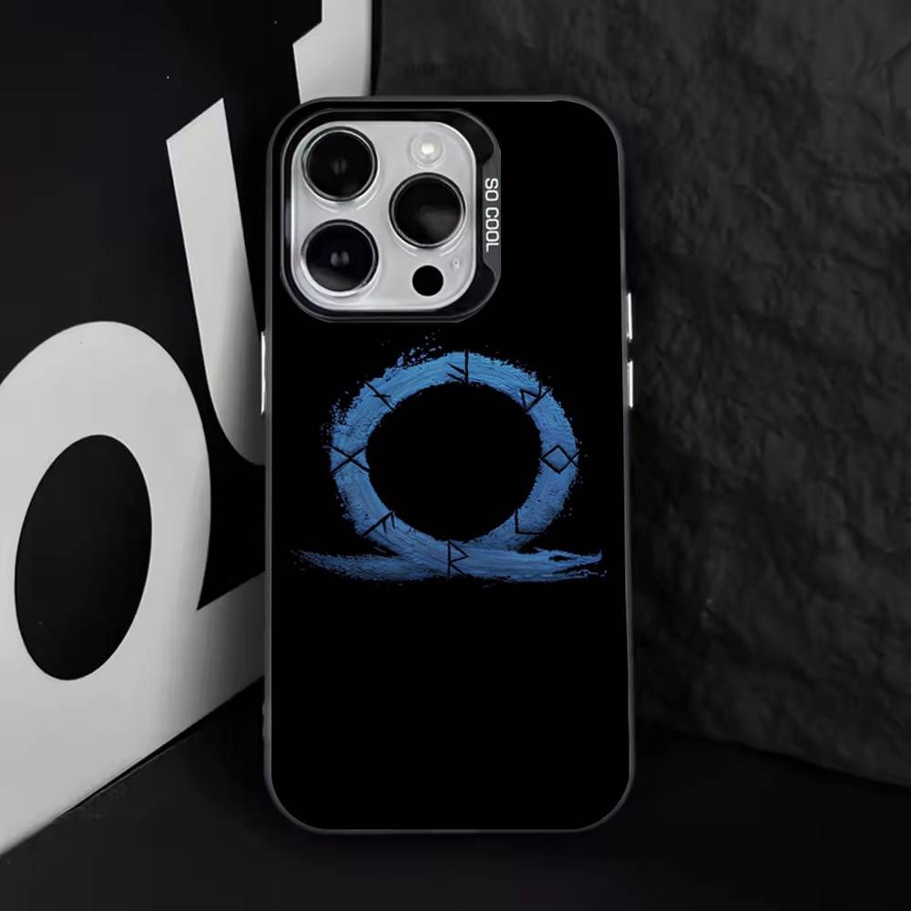 

Game G-God of W-War Game Phone Case For iPhone 17,16,15,14,13,12,11,Pro,XS,Max,Plus,Mini,SE4,E Black Matte Shockproof Cover iPhone17Air
