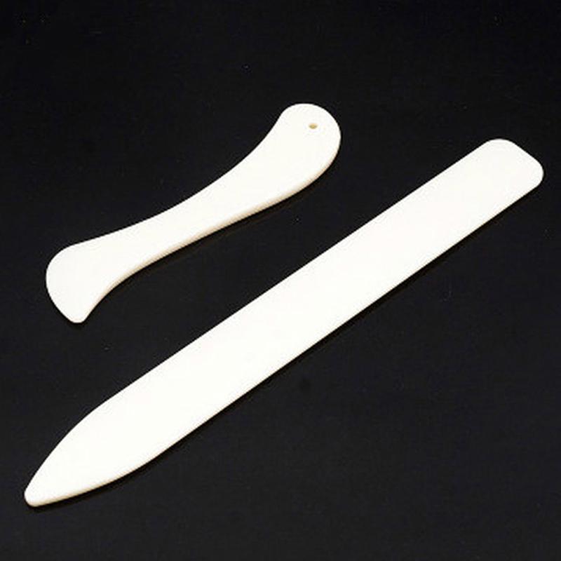 2 szt. narzędzi do rękodzieła z kości, do składania i bigowania skóry, do papieru